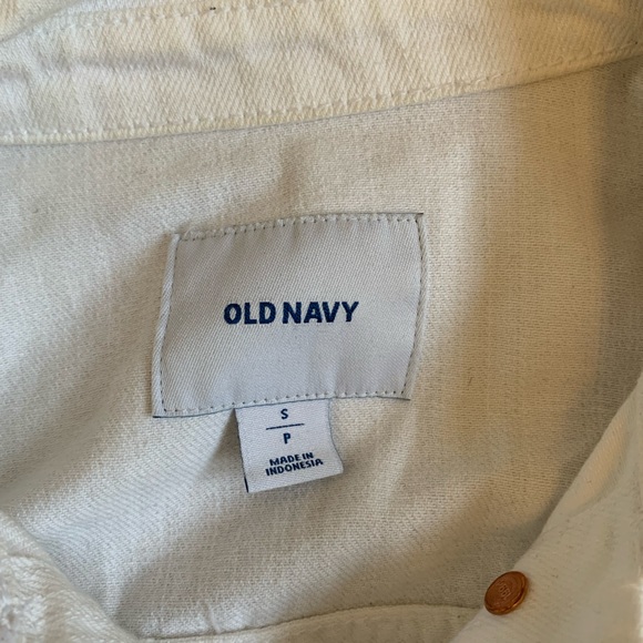 Kids White old navy Jean jacket - Picture 3 of 3